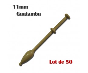 FUSEAUX 11 mm GUATAMBU LOT DE 50