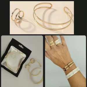 PARURE BIJOUX BRACELET ET BAGUE